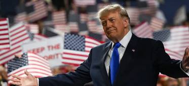 Donald Trump lors de la convention nationale du Parti républicain